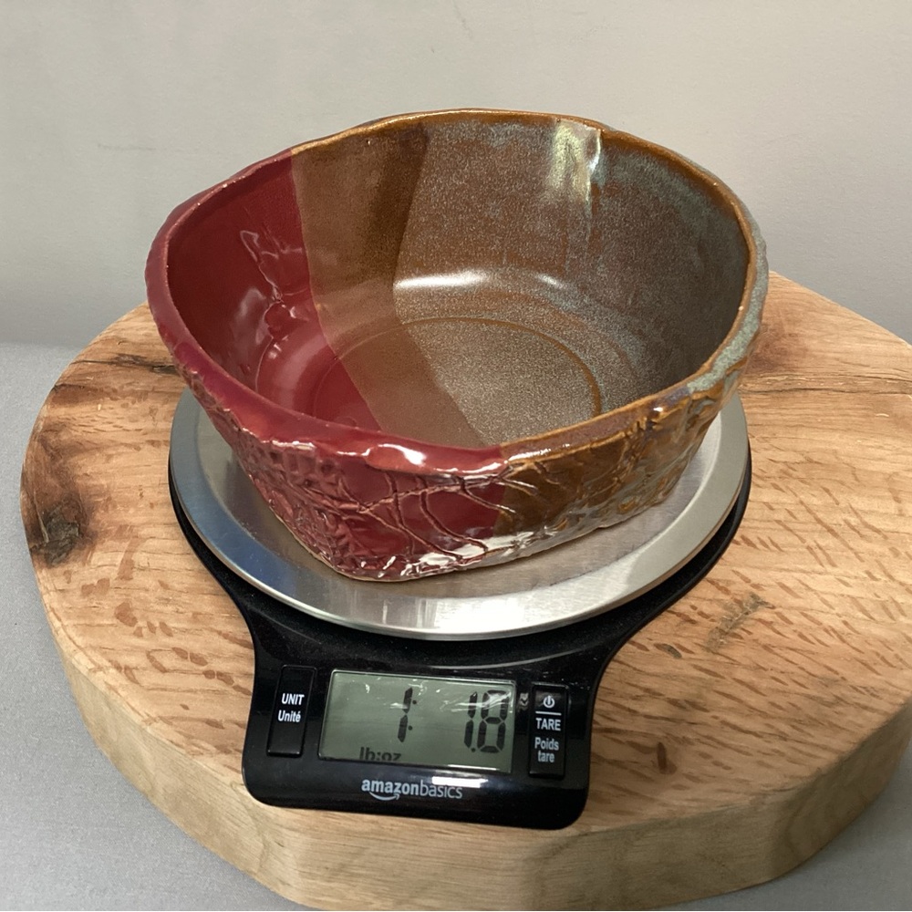 🔴 Beautiful Handcrafted Clay / Ceramic / Pottery Bowl / Candle Holder / Decor - Picture 16 of 16